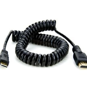 Atomos coiled mini HDMI to full HDMI cable AO-ATOMCAB009 (50-65cm)