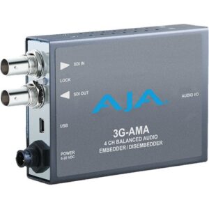 AJA 3G-AMA Audio Embed/Disembed Mini Converter