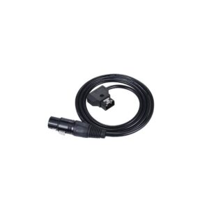 ARRI 12V Battery Power Cable, D-Tab, 4pin XLR, 1,5m/5ft K2.0021422