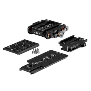 Bright Tangerine LeftField 3 QR Baseplate (DJI RS 2 & RS 3) for Red V-Raptor