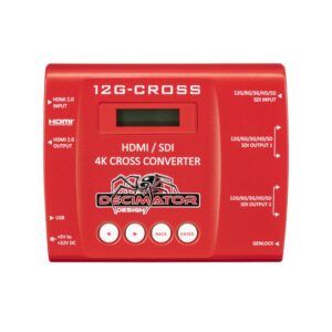 Decimator Design 12G-CROSS HDMI / SDI 4K Cross Converter