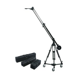 Libec JB50 Jib Arm Kit with Tripod, Dolly, and Carrying Cases