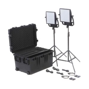 Litepanels Astra 6X Bi-Color LED Panel Traveler Duo V-Mount Kit