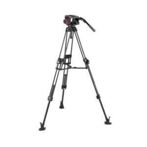 Manfrotto 509 Video Head with 645 Fast Twin Carbon Tripod