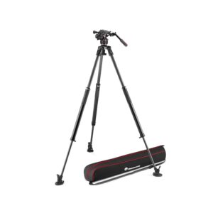 Manfrotto Nitrotech 608 Series with 635 Fast Single Leg Carbon Tripod