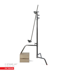 Matthews 40" C-Stand W/Sliding Leg, Includes Grip Head & Arm