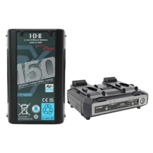 IDX DUO-C150P Batteries and VL-2000S Simultaneous Charger Kit