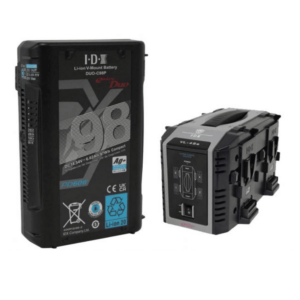 IDX DUO-C98P Batteries and VL-4Se Charger Kit