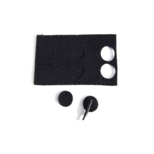 Rycote Undercovers, Black - 25 packs x 30 Undercovers/30 Stickies Original