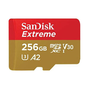 SANDISK EXTREME MICROSDXC 256GB WITH SD ADAPTER