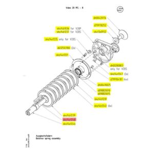 Spare Sachtler Parallel Key 6*6*48