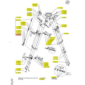 Spare Sachtler Tube Clamp 24 for Tripods