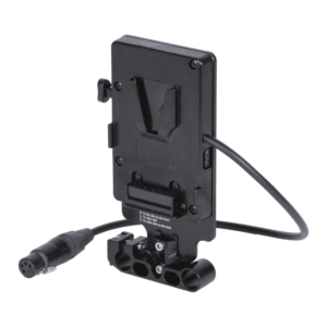 Vocas 15 mm Rail V-Lock Mount Plate with 4-Pin XLR Connector