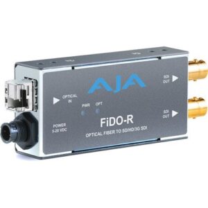 AJA FiDO-R-MM 1-Channel Multi-Mode LC Fiber to 3G-SDI Receiver