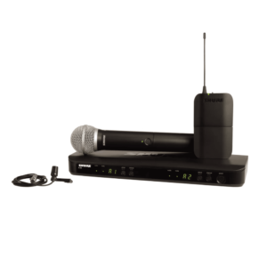 Shure Wireless Combo System with PG58 Handheld and CVL Lavalier