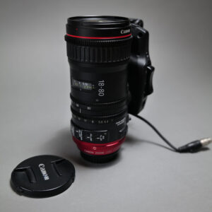 Used Canon CN-E 18-80mm T4.4 - EF Fit + Canon ZSG-C10 Servo Grip