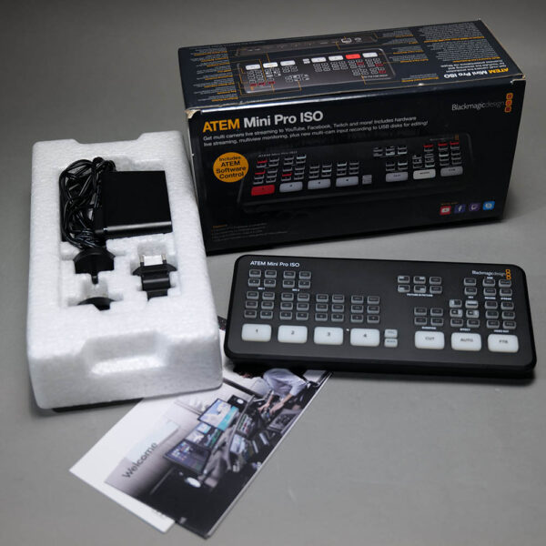 Used Blackmagic ATEM Mini Pro ISO_1 - bps-tv.co.uk