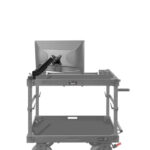 SHAPE Camera Cart Spring-Loaded Articulated Monitor Arm_1