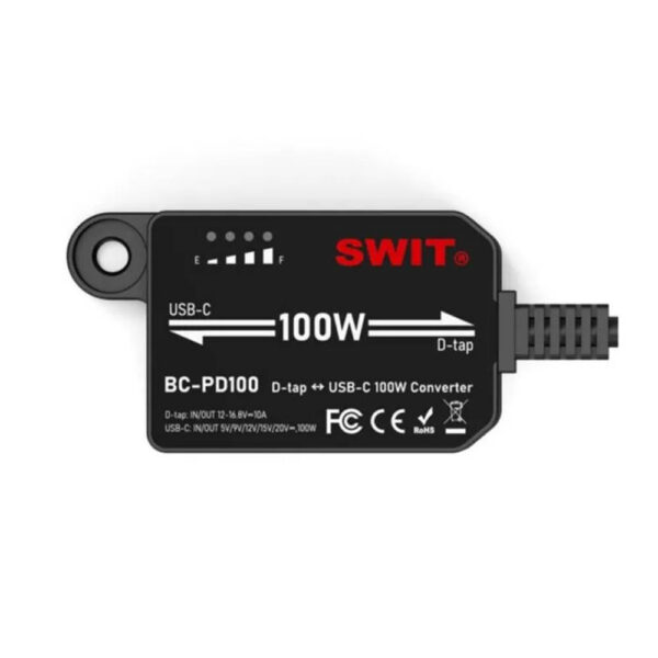 SWIT BC-PD100 D-tap to USB-C 100W Bi-directional